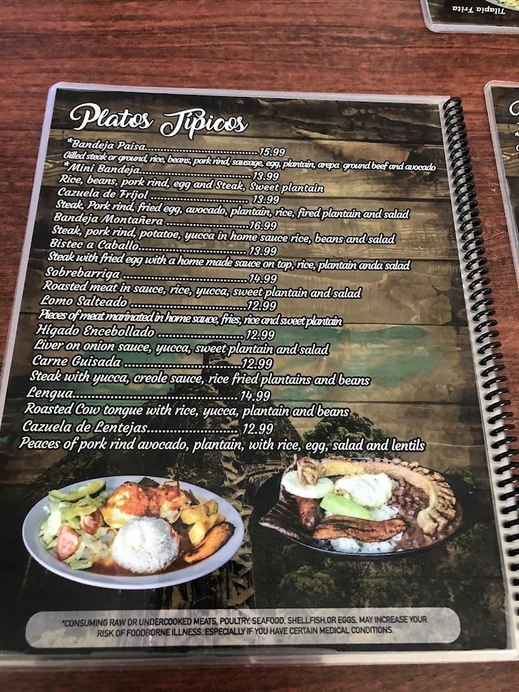 Pimenton Parrilla & Bar - Menu Scan 2