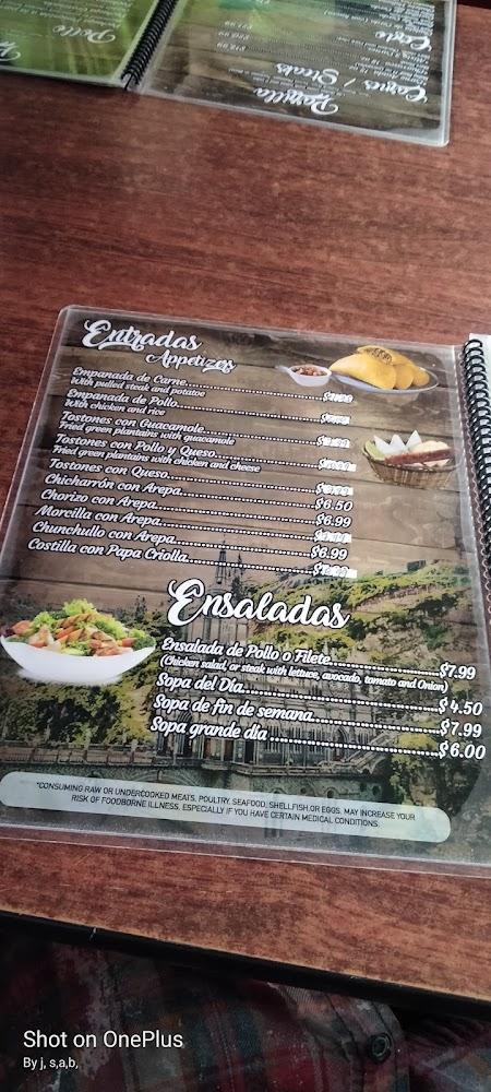 Pimenton Parrilla & Bar - Menu Scan 3